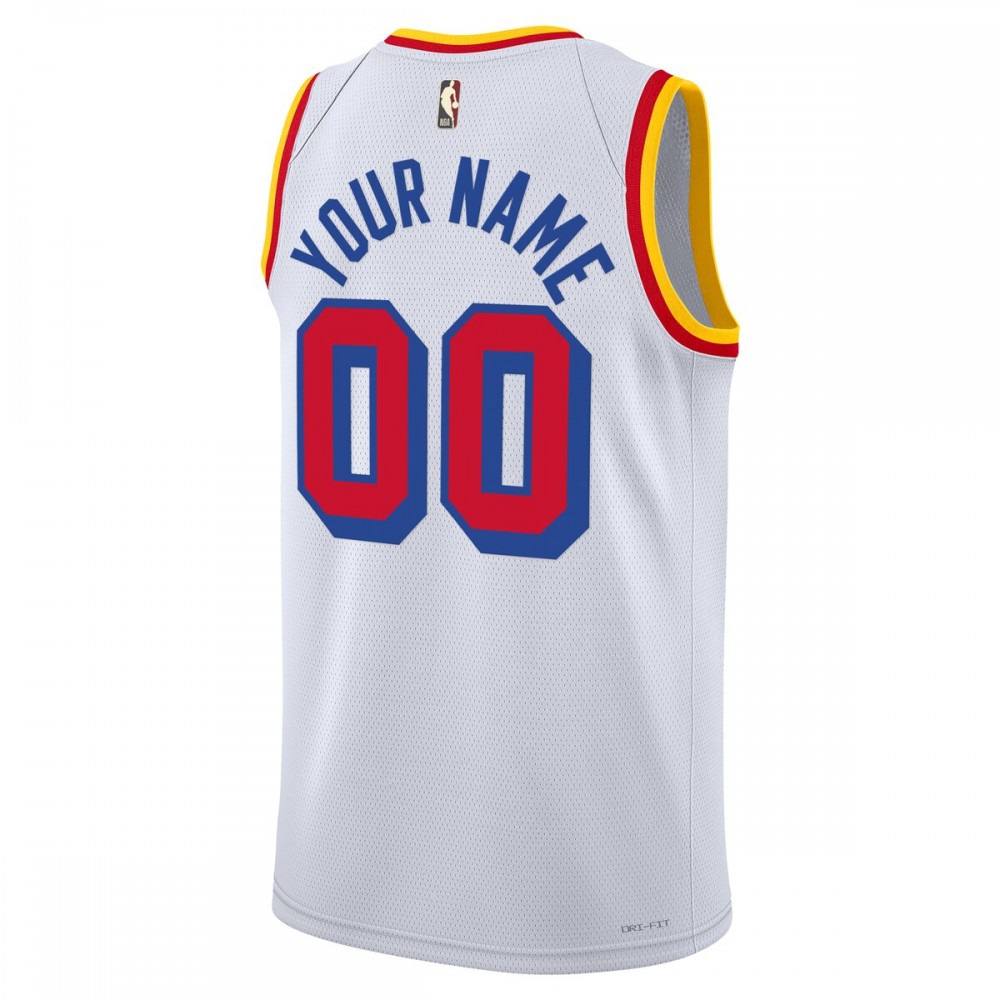 Golden State Warriors Unisex Adult Swingman Custom Jersey - Classic Edition - White-Pro Kit Vault | Brand New 26/27 Sports Jerseys